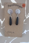 oorknopjes onyx
