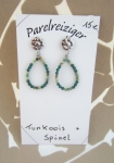 oorknopjes turkoois + spinel